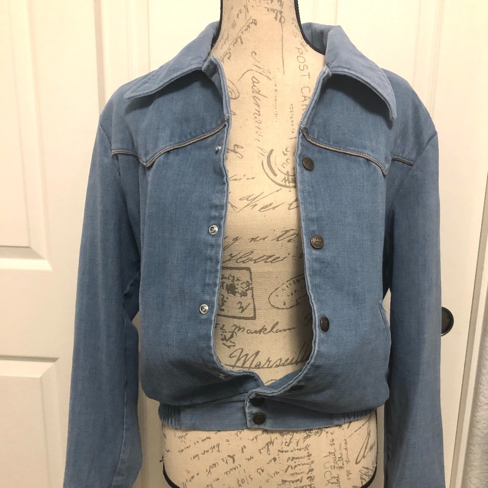 *RARE* Vintage SEDGEFIELD do-nothing Jean Jacket S
